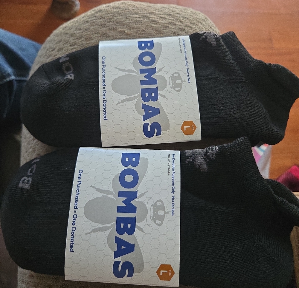 Bombas Low-Cut Socks in Black 2 Pair